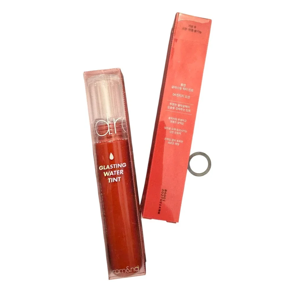 Rom&nd Glasting Water Tint 04 Vintage Ocean K-Beauty Lip Gloss Stain 4g New